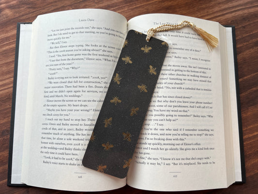 Gold Foil Bee Bookmark