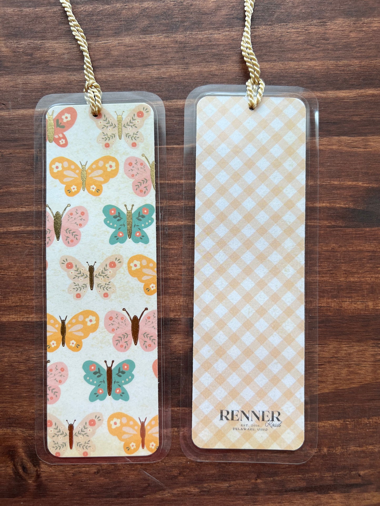 Pastel Butterflies Bookmark