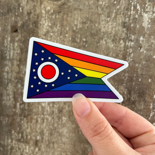 Pride Ohio Flag Sticker