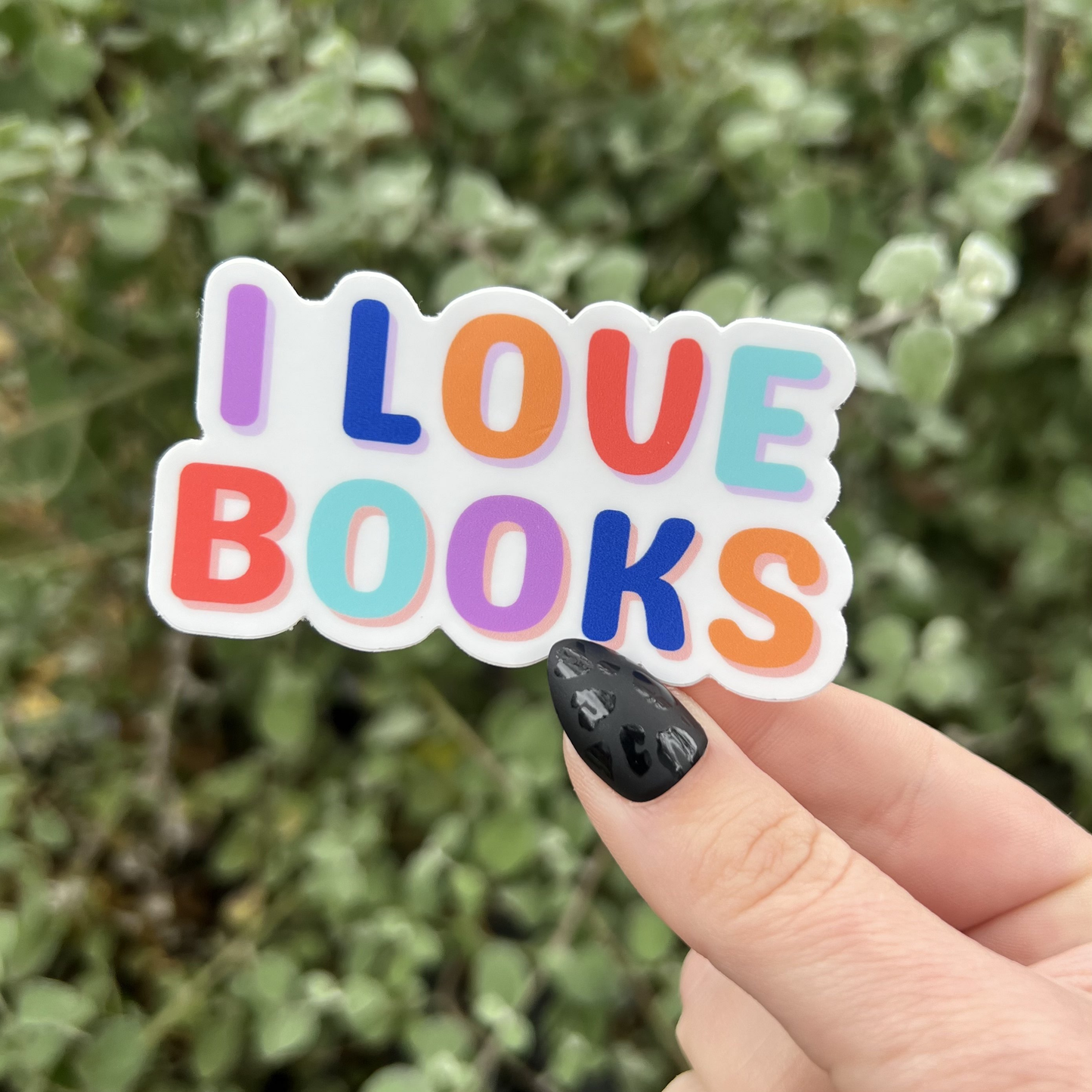 I Love Books Sticker
